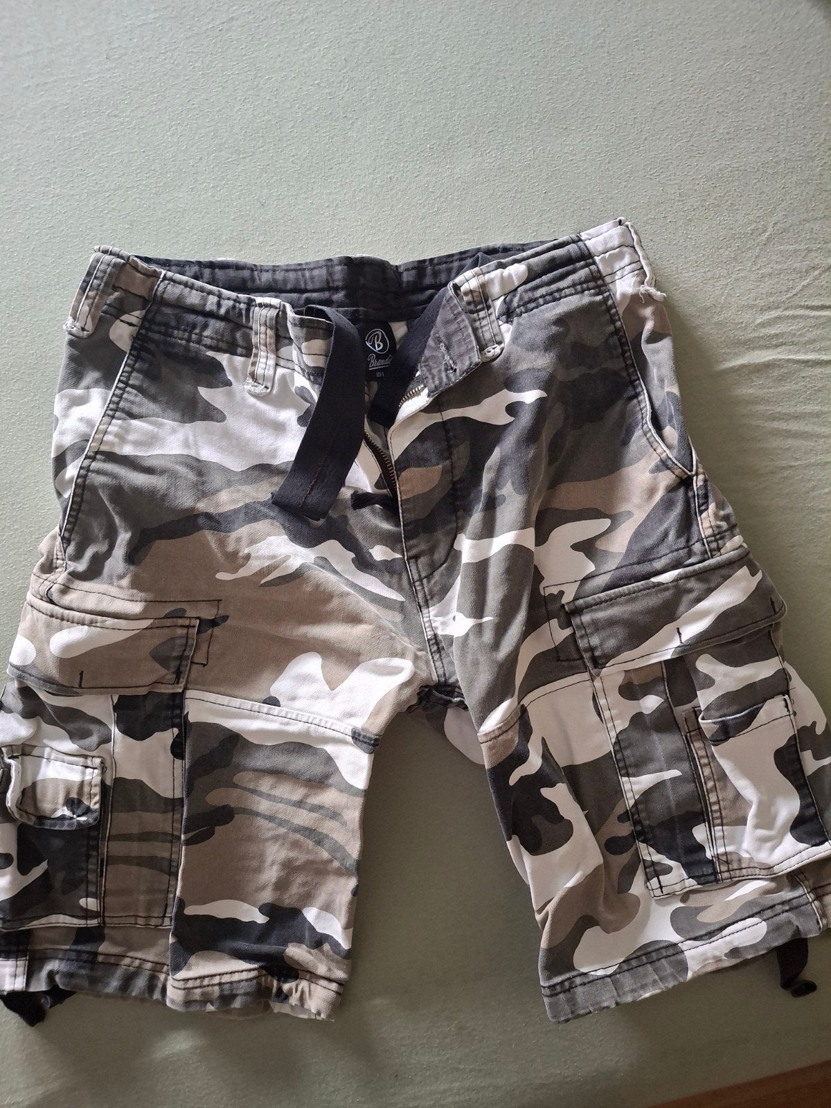 Brandit camouflage  korte broek maat L, Ophalen of Verzenden
