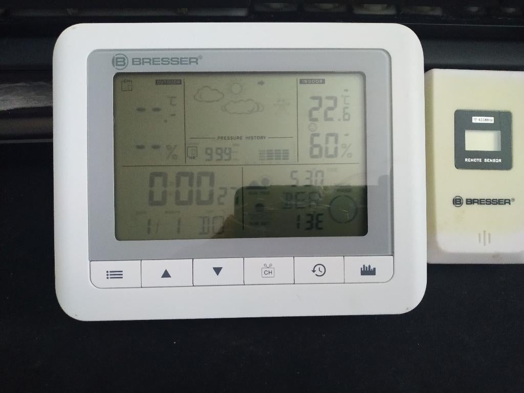 Bresser Temeotrend weerstation, Ophalen of Verzenden, Gebruikt, Weerstation