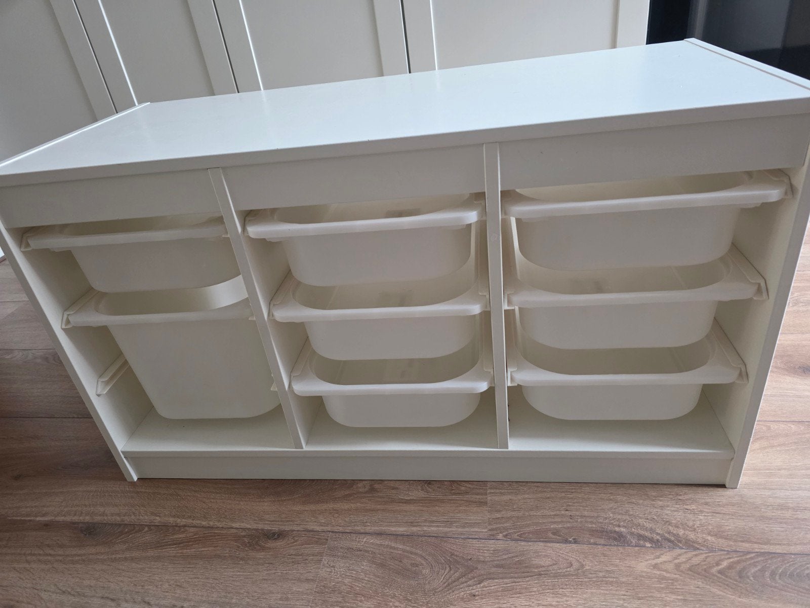 IKEA TROFAST opbergkast met bakken - wit, Ophalen