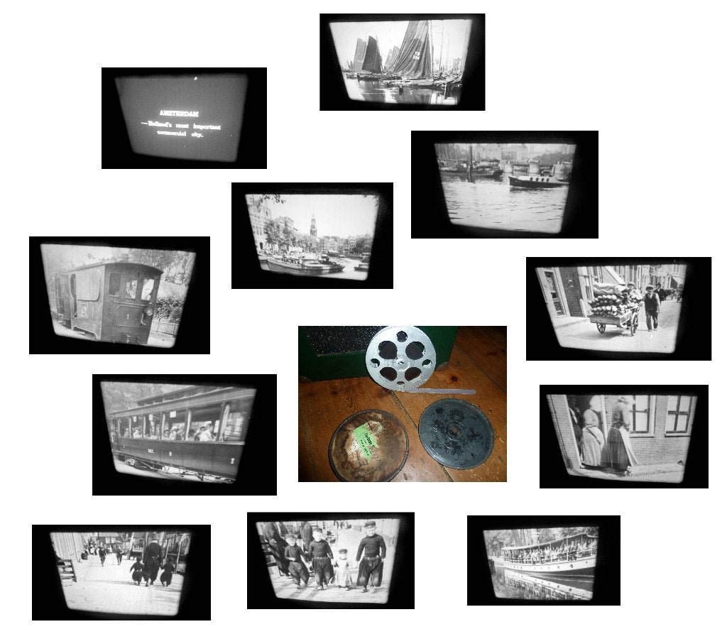 16mm film N-Holland - oude doc./ journaal - 1900-1930 USA -, Audio, Tv en Foto, Ophalen of Verzenden, 16mm film