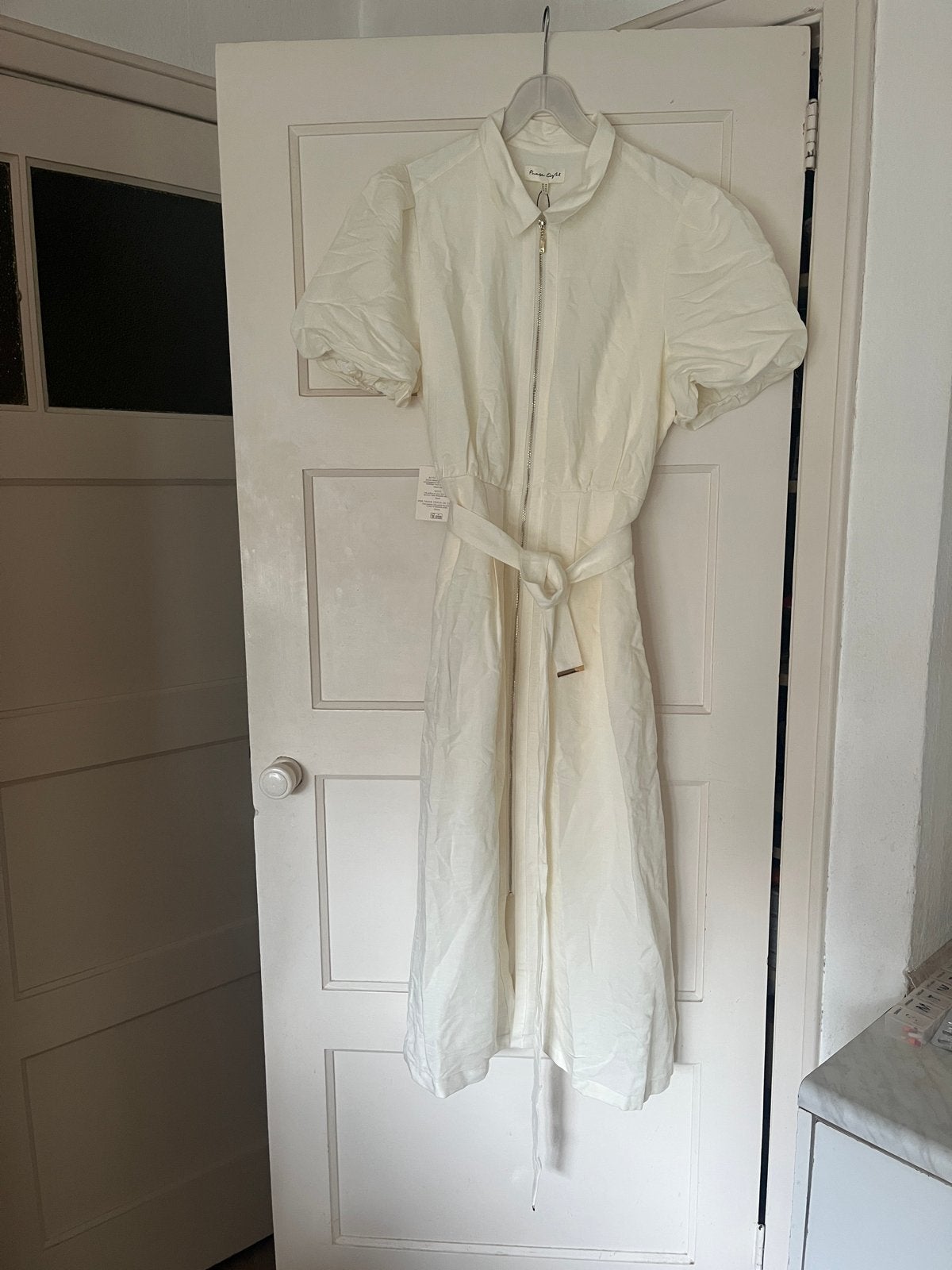 Nieuwe Phase Eight Carlotta Linnen Jurk - Maat 44, Kleding | Dames, Jurken, Wit, Maat 42/44 (L), Nieuw, Ophalen of Verzenden