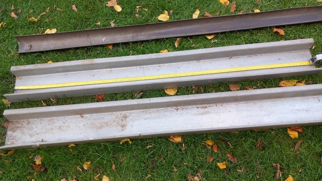 zinken dakgoot, Minder dan 20 mm, 2 tot 4 meter, Ophalen of Verzenden, Zo goed als nieuw