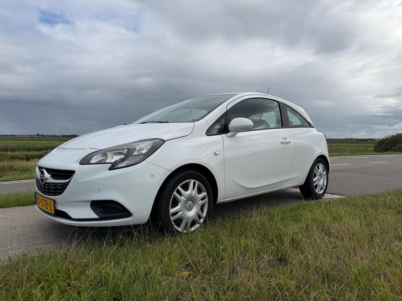 Opel Corsa 1.4 66KW/90PK 3D Easytronic 2017 Wit, Stof, 40 €/maand, Wit, Origineel Nederlands