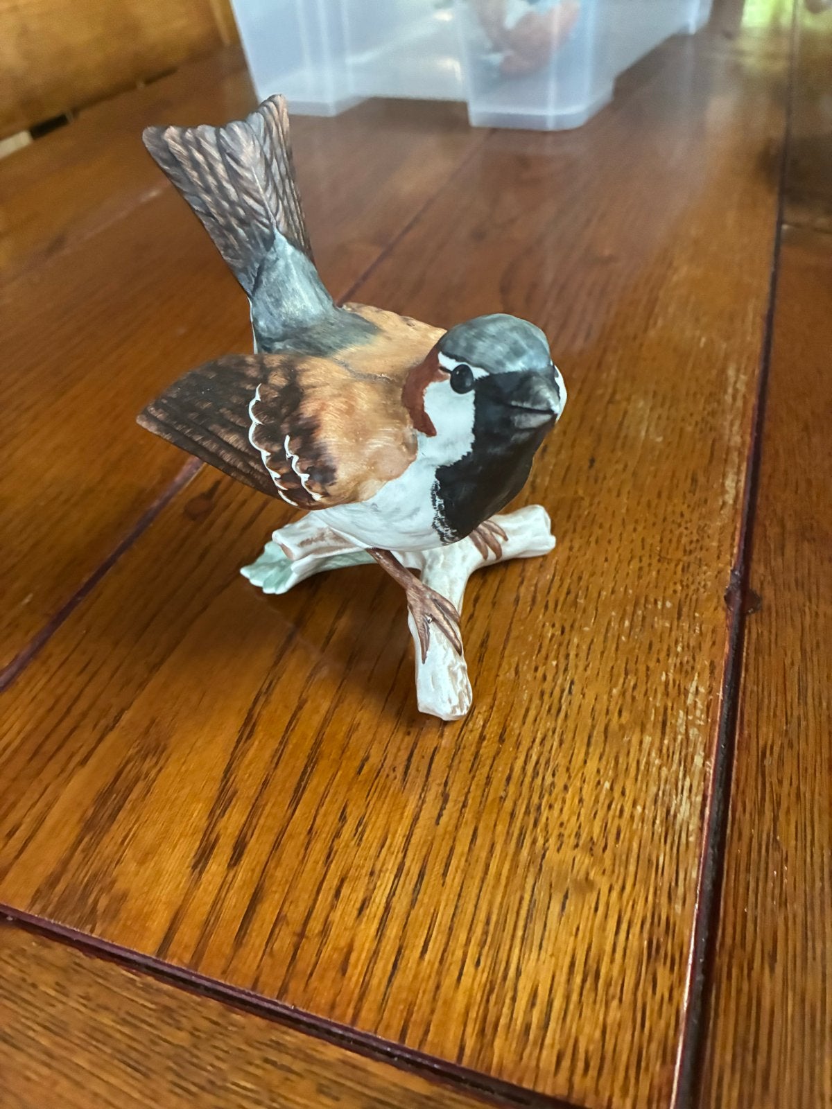 Goebel Porseleinen Mus Beeldje - Prachtige Vogeldecoratie, Ophalen of Verzenden
