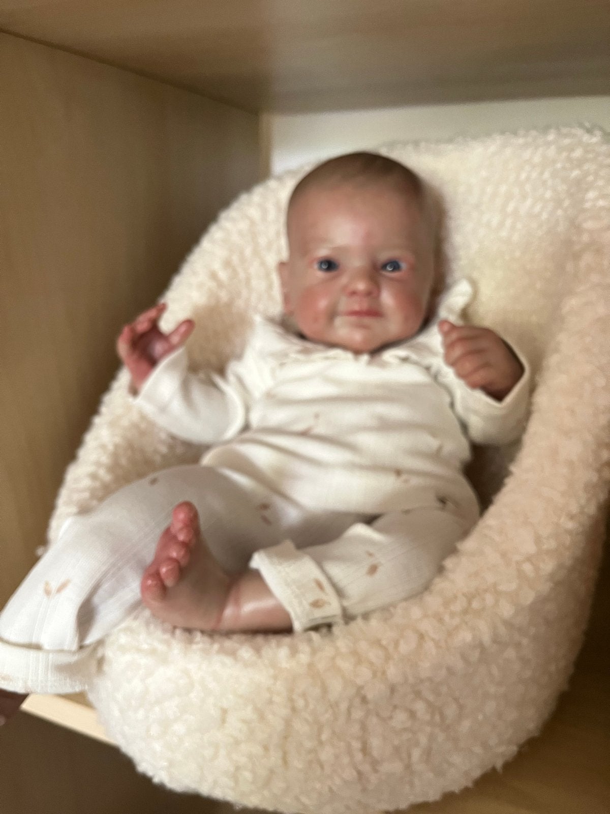 Prematuur baby, Verzamelen, Poppen, Ophalen of Verzenden, Zo goed als nieuw, Levensecht of Reborn