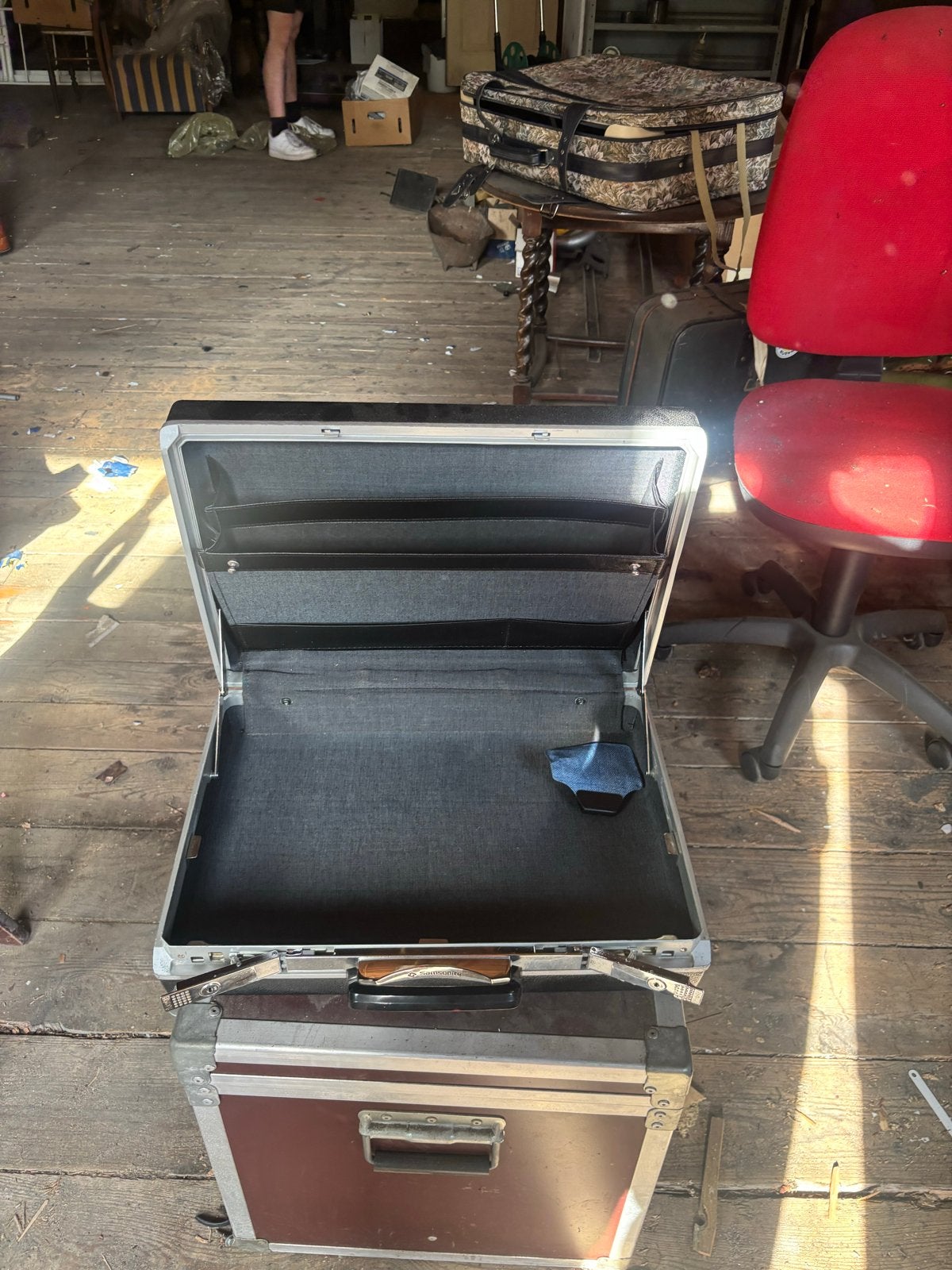 Samsonite Aktetas- Vintage en Robuust, Ophalen, Gebruikt, Hard kunststof, Slot
