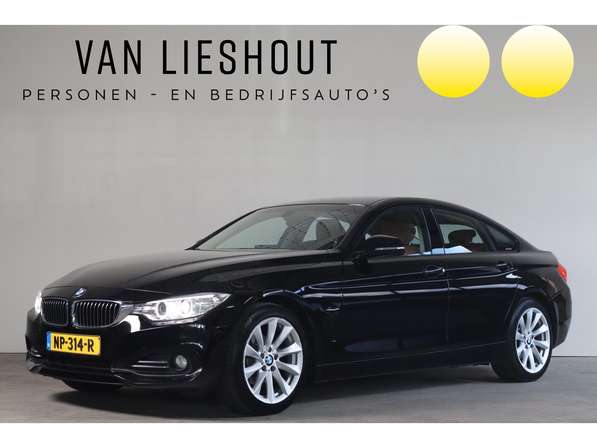 BMW 4 Serie Gran Coupé 418i Centennial High Executive - NL-, Auto's, Gebruikt, Euro 6, Zwart, 3 cilinders