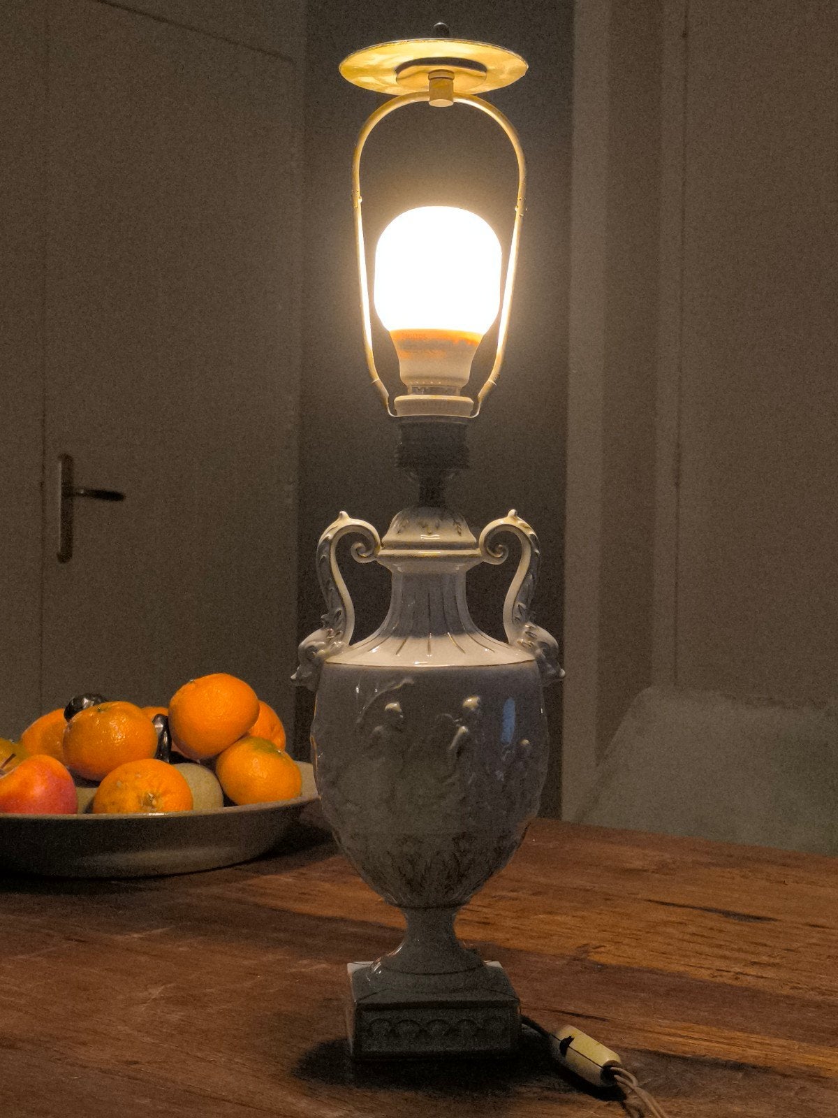 porselein lamp capodimonte, Ophalen of Verzenden