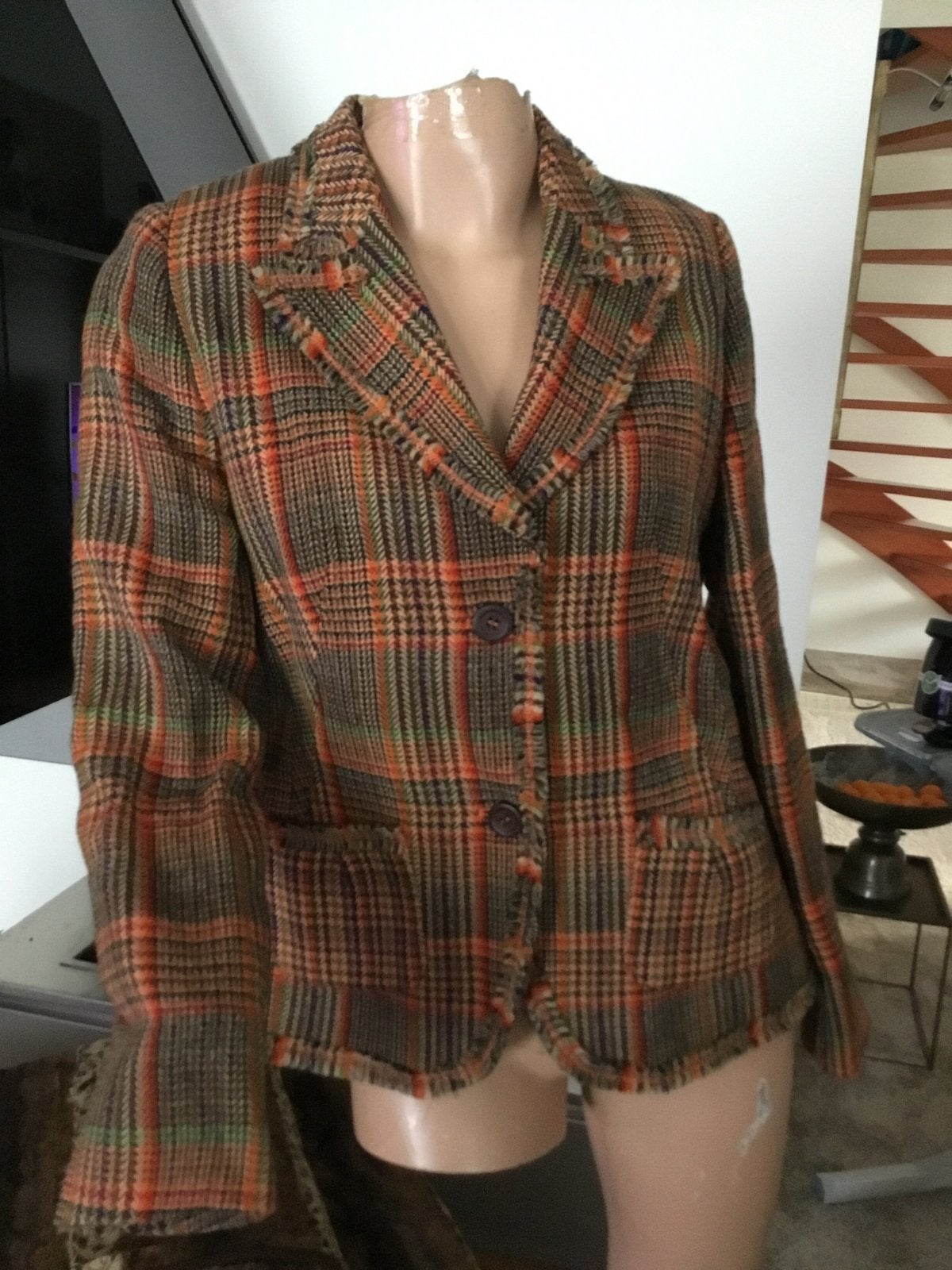 BASLER blazer wol & viscose maat m origineel zgan, Kleding | Dames, Maat 38/40 (M), Bruin, Basler, Ophalen of Verzenden