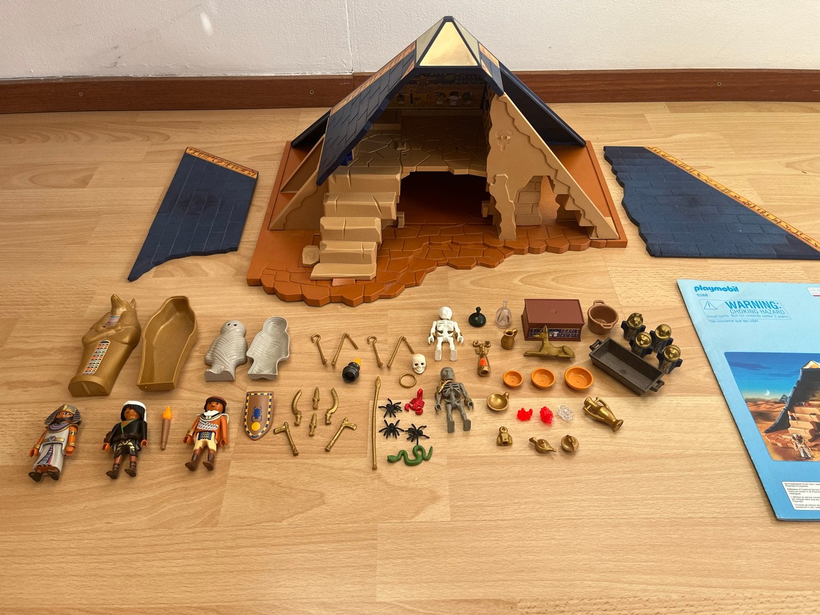 Playmobil Piramide van de Farao 5386 - Compleet, Ophalen, Gebouw, Complete set, Historisch