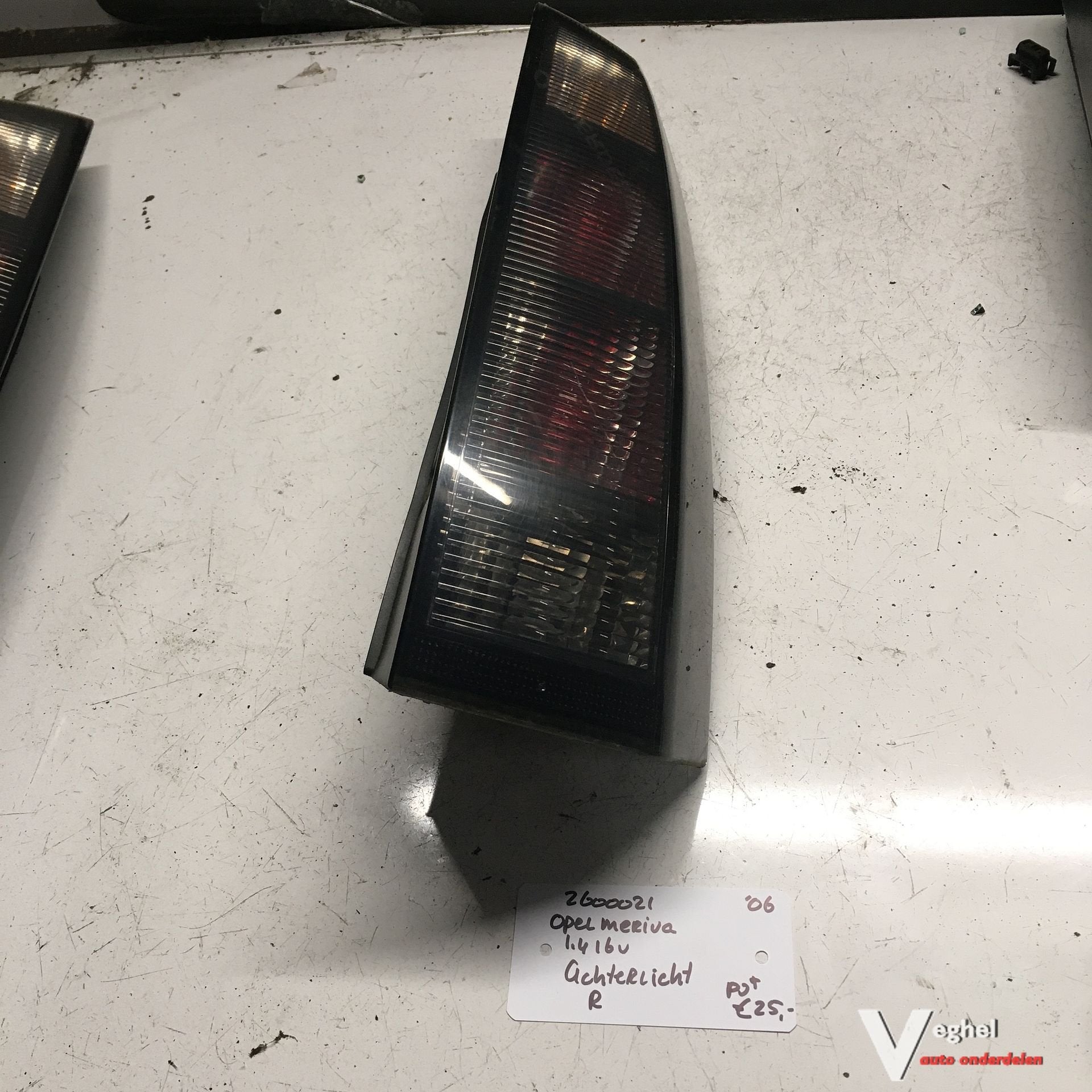 Opel Meriva 1.4 16v 2006 2600021 Achterlicht Linksachter of, Gebruikt, -, -, Ophalen of Verzenden