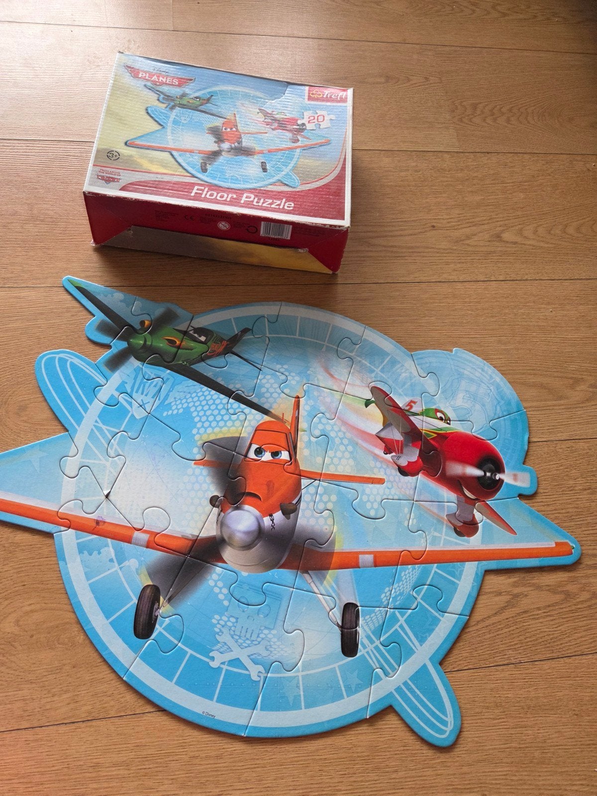 Vloerpuzzel, Ophalen of Verzenden, 10 tot 50 stukjes, Gebruikt