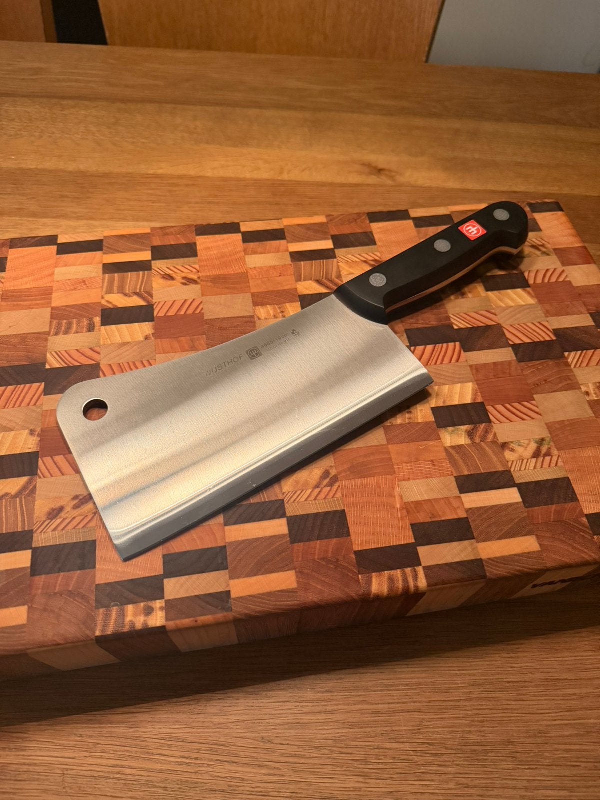 Wusthoff hakmes /hakbijl 19 cm nieuw!, Huis en Inrichting, Keuken | Bestek, Los bestek, Nieuw, Rvs of Chroom, Wüsthof