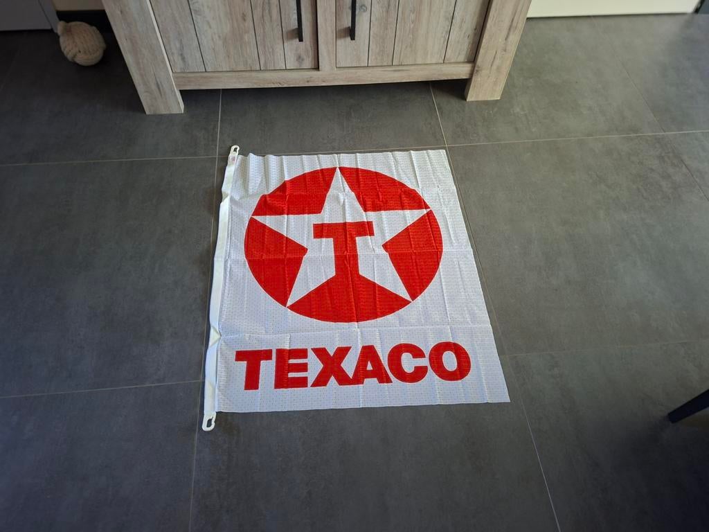 Texaco vlag nr 2, Ophalen of Verzenden, Zo goed als nieuw, Reclamebord