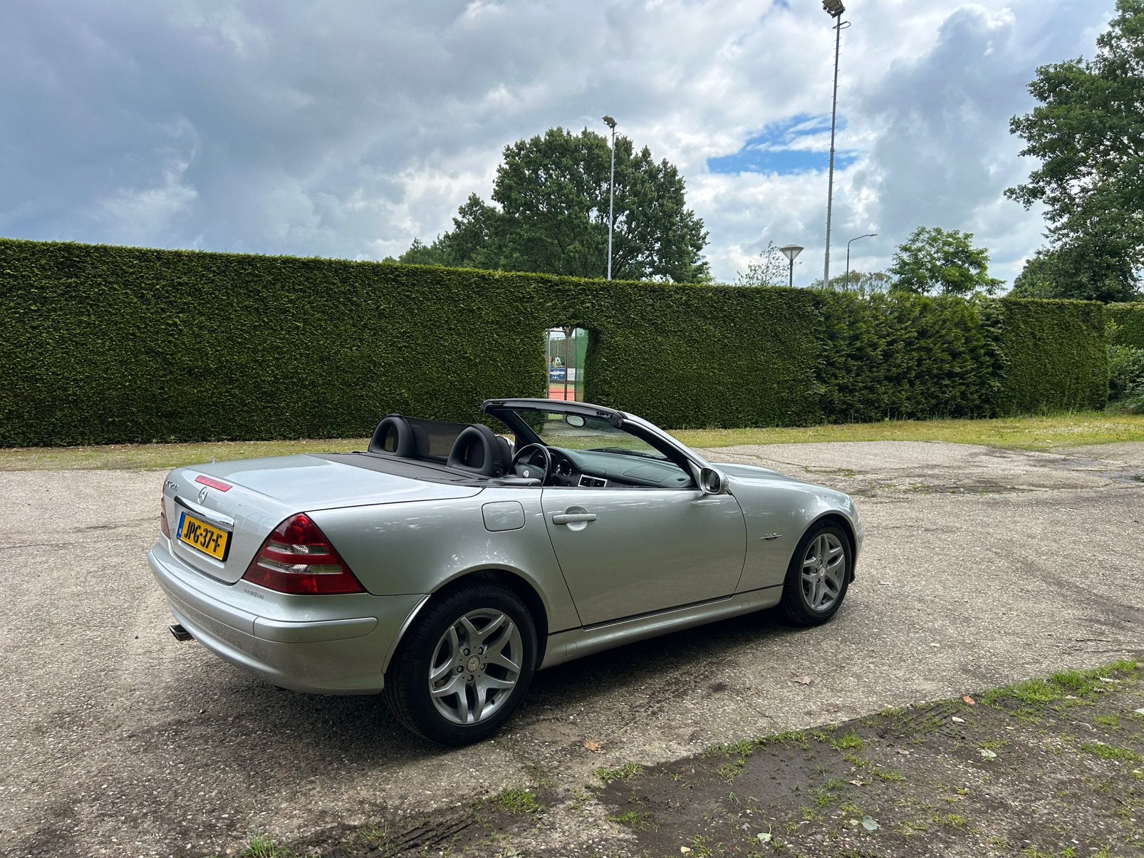 71512 KM !! Mercedes SLK 200 FINAL -EDITION  2004 Grijs, 1998 cc, Zwart, Cabriolet, 163 pk