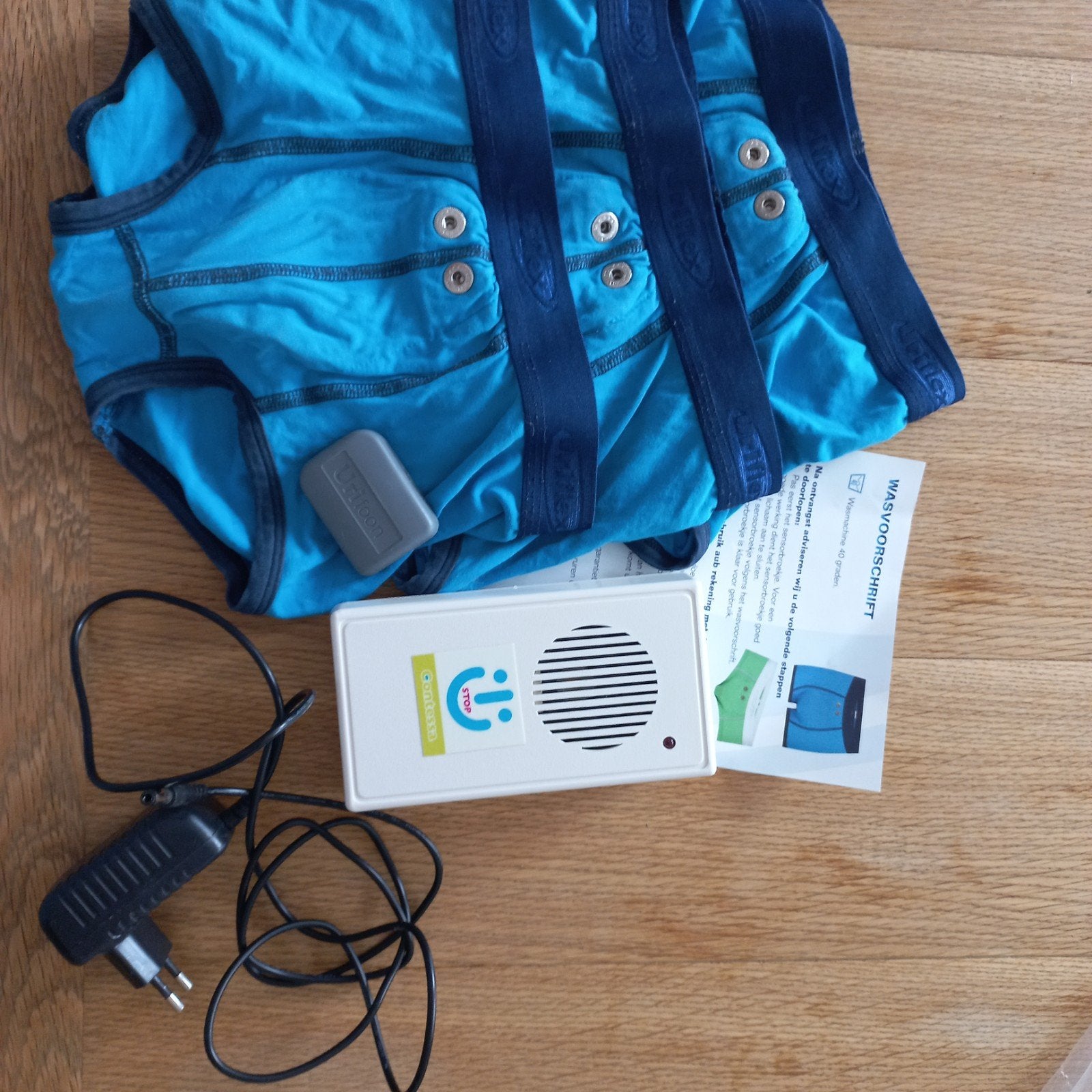 Urifoon - complete set, training bij bedplassen, Ophalen of Verzenden, Jongen, Nacht- of Onderkleding