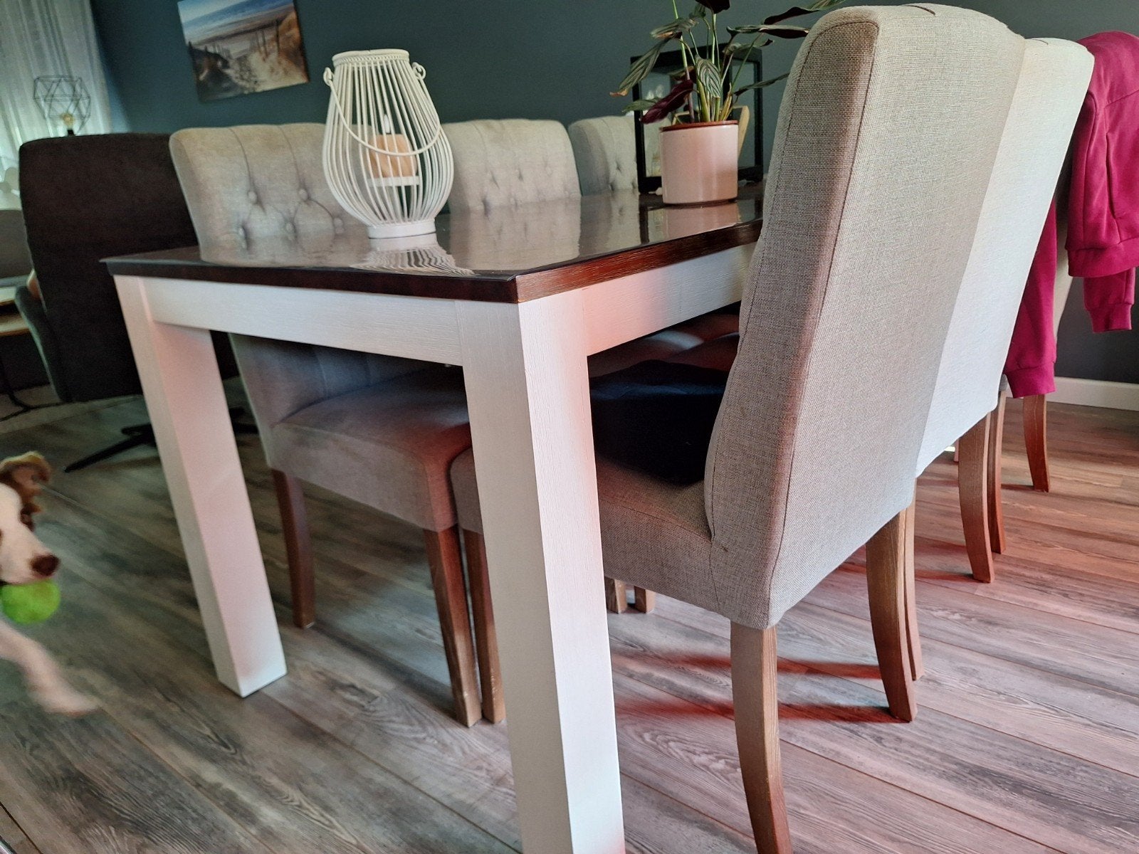 Eettafel 180x90, Huis en Inrichting, Tafels | Eettafels, Ophalen, Rechthoekig, 150 tot 200 cm, 50 tot 100 cm