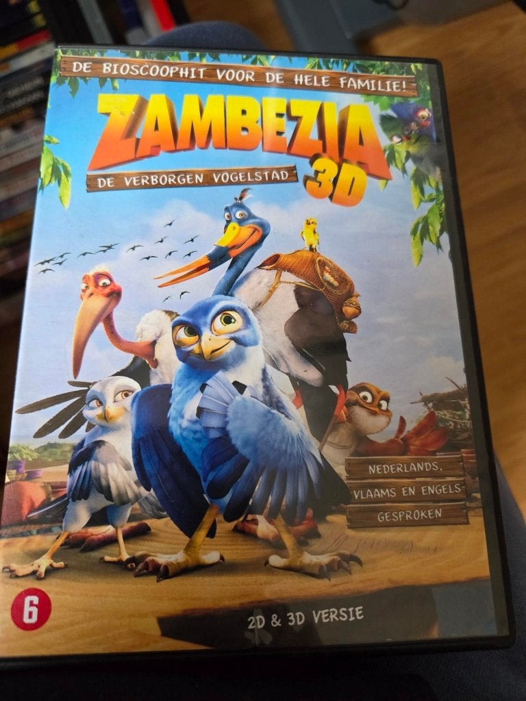Zambezia: De Verborgen Vogelstad (2D & 3D Versie) DVD, Gebruikt, Animatie, Speciale editie, Ophalen of Verzenden