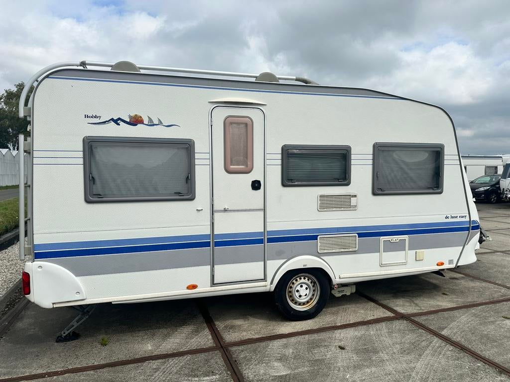 Hobby Type 30 Caravan + Voortent + mover, Rondzit, Hobby, Koelkast, Particulier