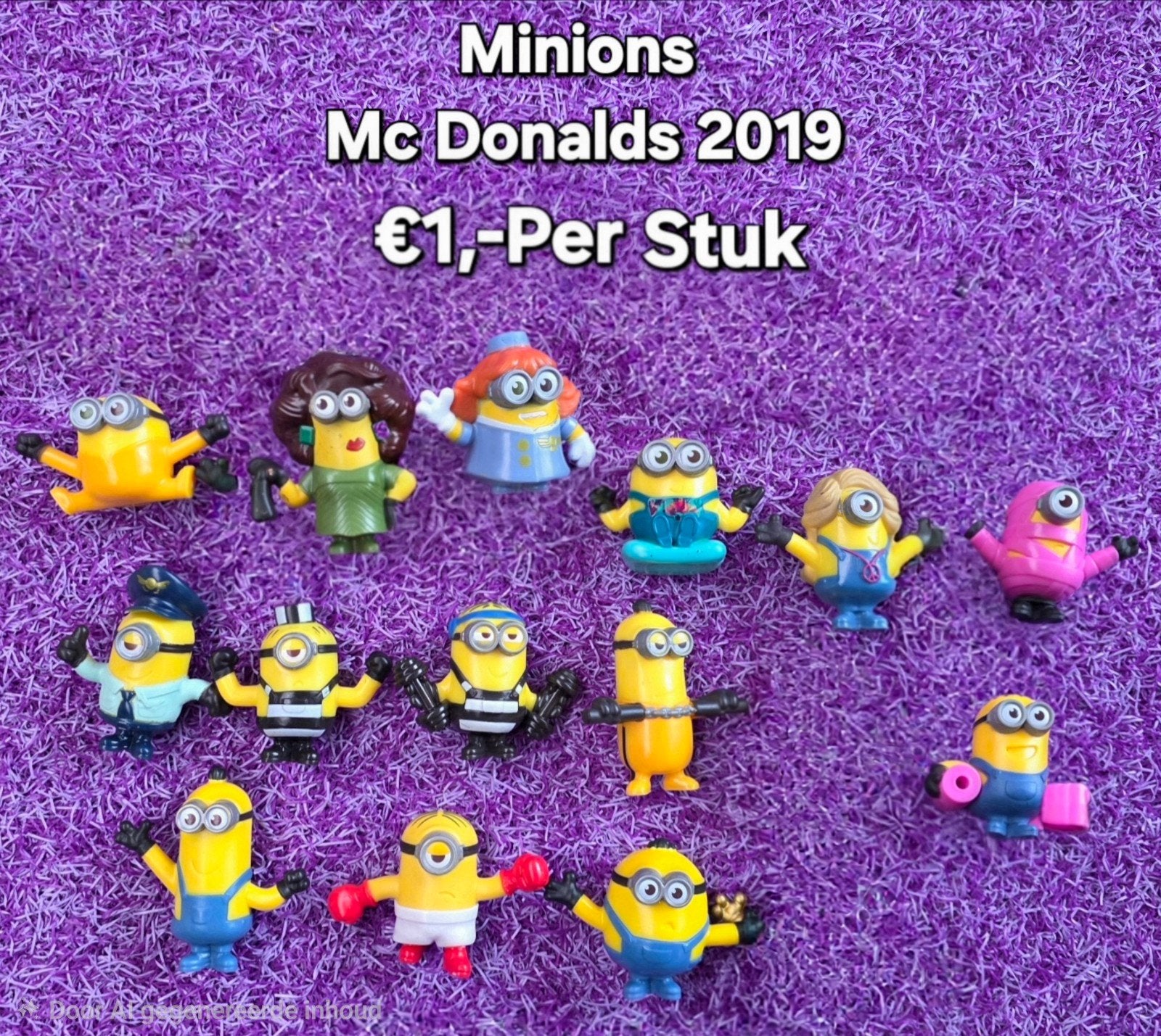 Minions McDonald's €1,- Per Stuk, Ophalen of Verzenden, Nieuw