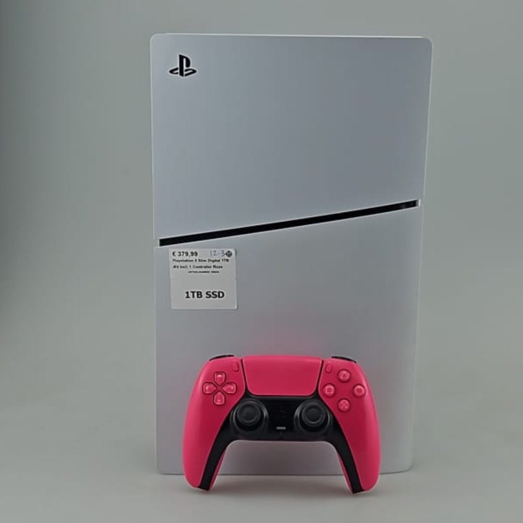 Playstation 5 Slim Digital 1TB Wit Incl: 1 Controller Roze, Sony, Gebruikt, Support@sony.com, 1-7-1 Konan, Minato-ku
Tokyo 108-0075
Japan