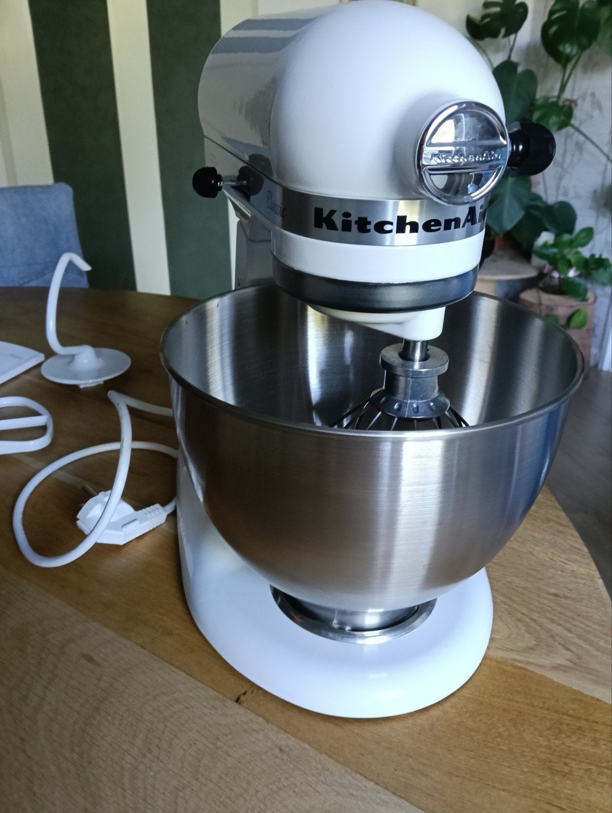 KitchenAid Classic Stand Mixer 5K45SS - Zo goed als nieuw, 4 liter of meer, Ophalen, Zo goed als nieuw, 3 snelheden of meer
