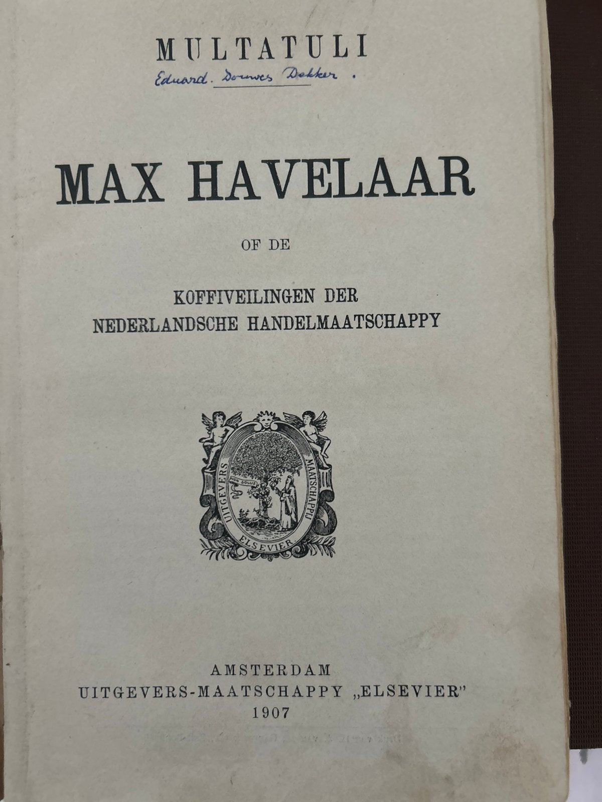 Max Havelaar - Multatuli (Elsevier 1907), Ophalen of Verzenden, Gelezen, Nederland