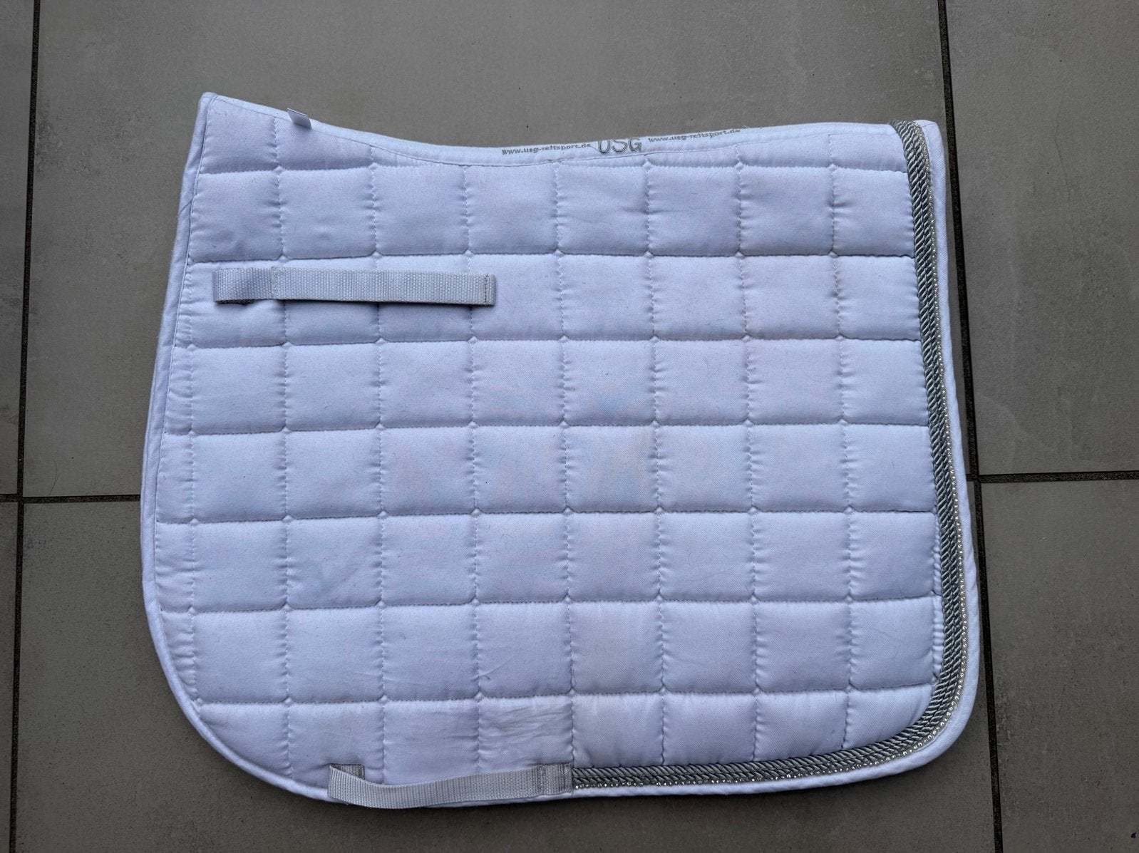 USG zadeldek dressuur full wit, Dieren en Toebehoren, Paarden en Pony's | Overige Paardenspullen, Ophalen of Verzenden, Dressuur