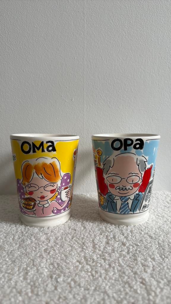 Opa en Oma mok van Blond Amsterdam, Huis en Inrichting, Keuken | Servies, Ophalen, Blond Amsterdam, Nieuw, Kop(pen) en/of Schotel(s)