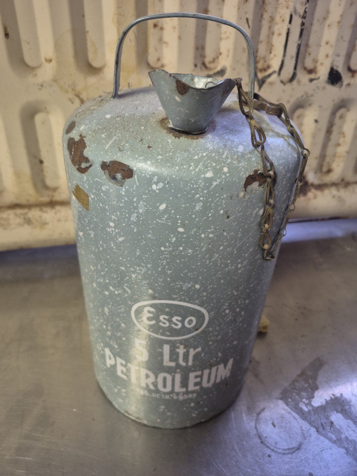 vintage oliekan, Ophalen