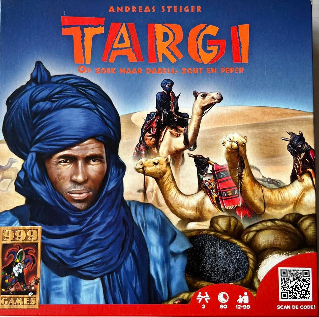 999 Games “Targi” bordspel voor 2 spelers vanaf 12 jaar, Ophalen of Verzenden, Zo goed als nieuw