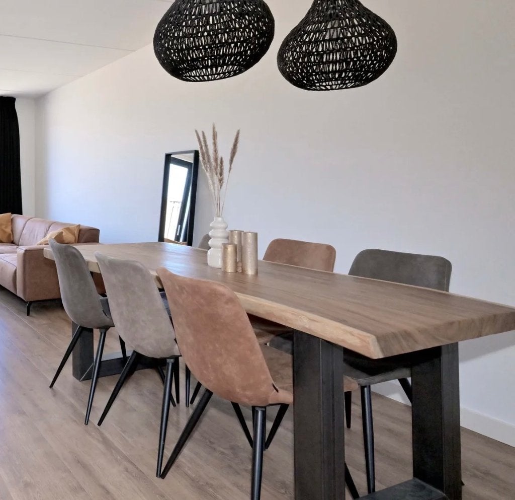Eettafel, Ophalen, Gebruikt, 50 tot 100 cm, 150 tot 200 cm