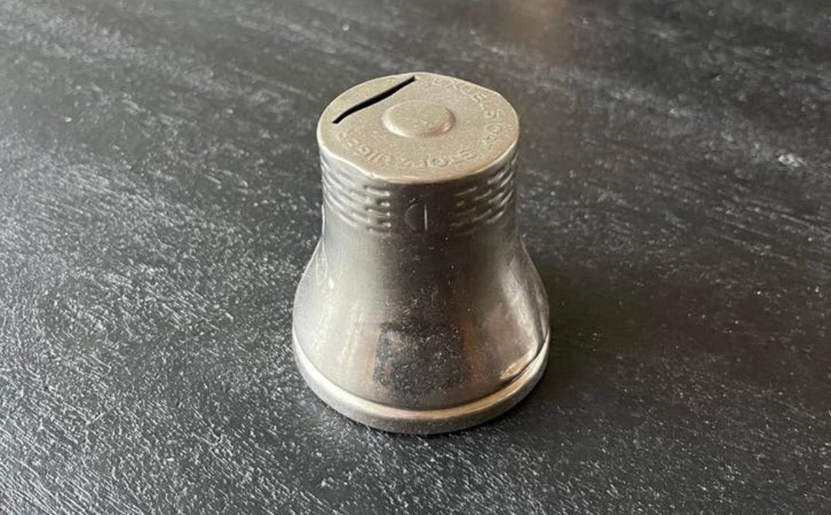 SPAARPOT EXCELSIOR STOFZUIGER, Verzenden, Metaal of Blik