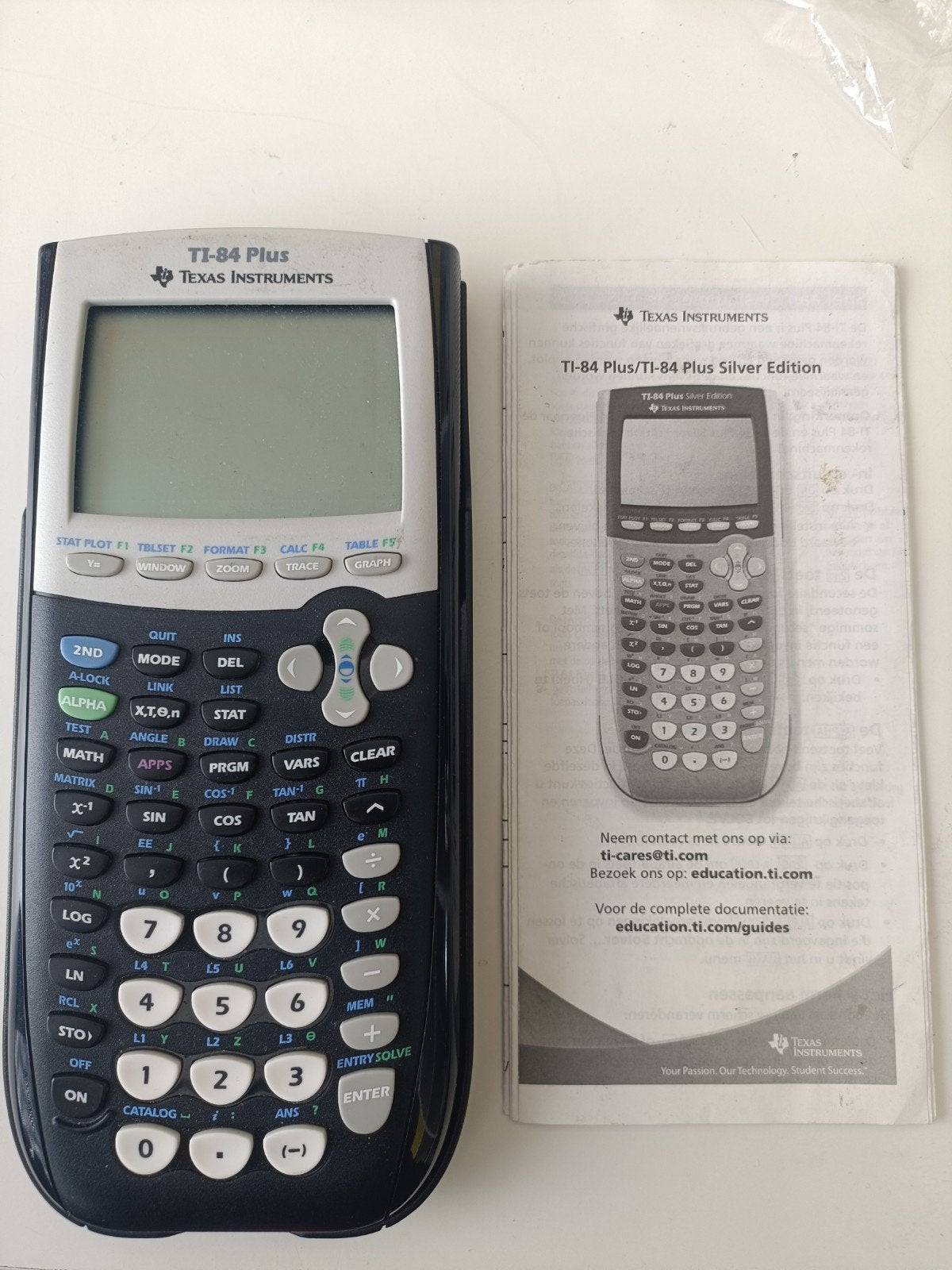 Rekenmachine Texas Instruments 84-Plus, Ophalen of Verzenden