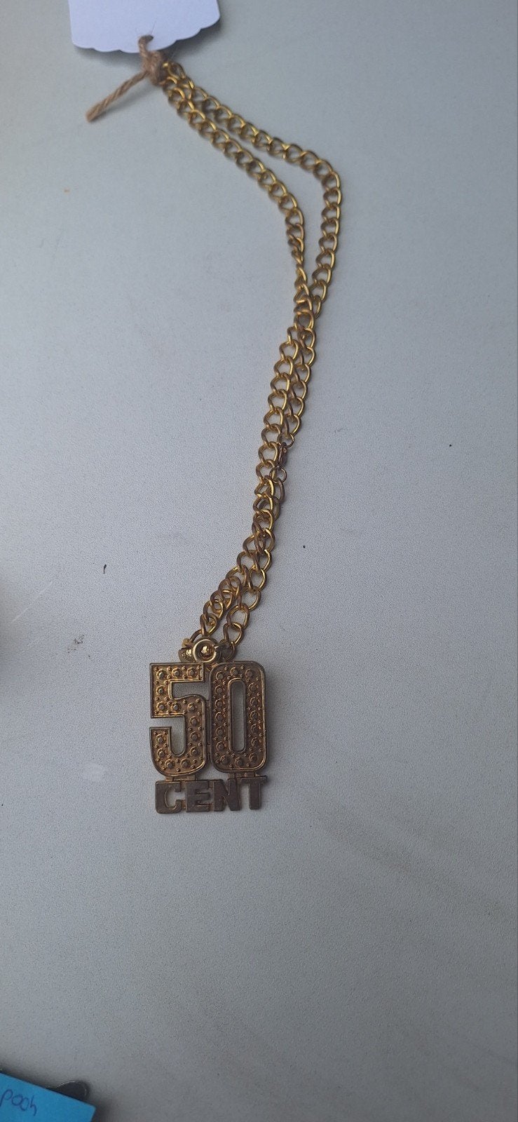 Rapper 50 Cent ketting (51125), Verzamelen, Gebruiksvoorwerp, ., Ophalen of Verzenden, Zo goed als nieuw