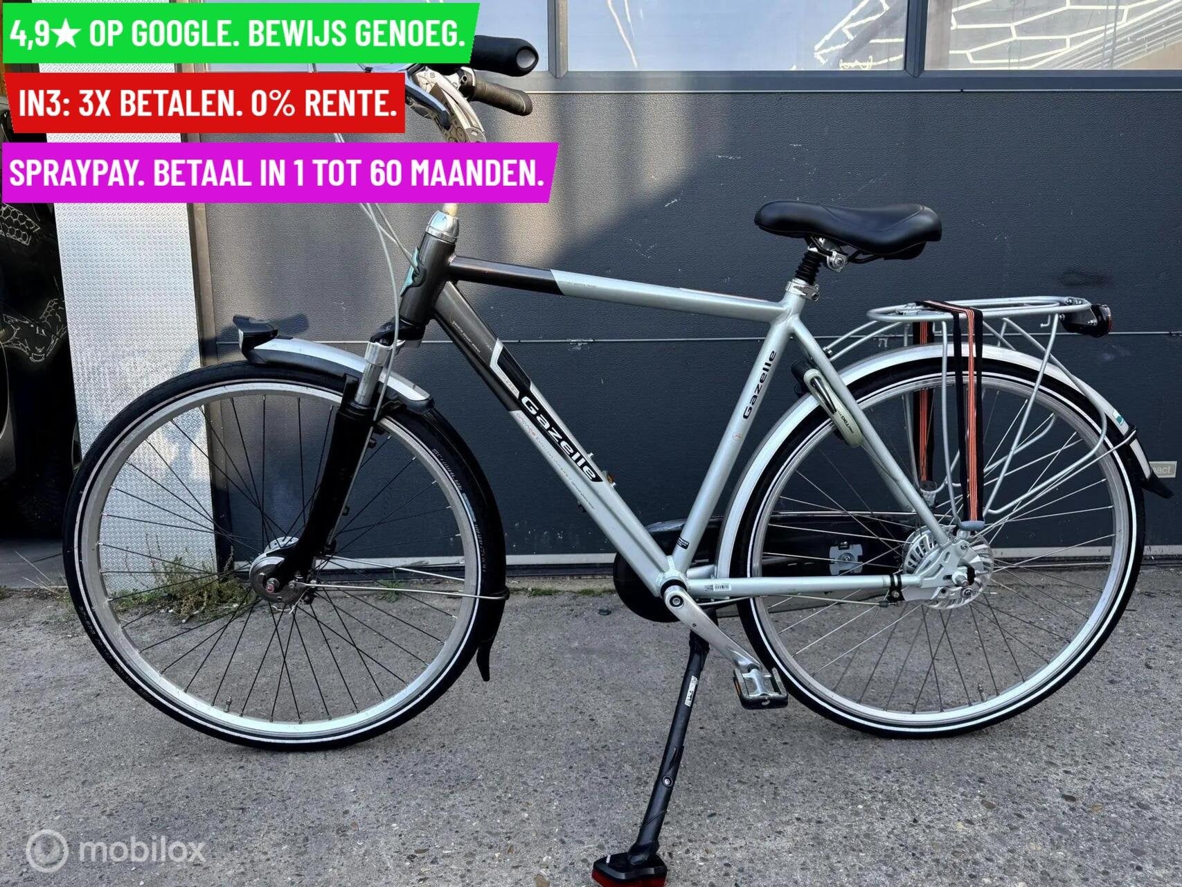 Herenfiets Gazelle Orange 28"/54cm/Gray, 9713 Bv Groningen, Gebruikt, Gazelle, Facebikenl@gmail.com