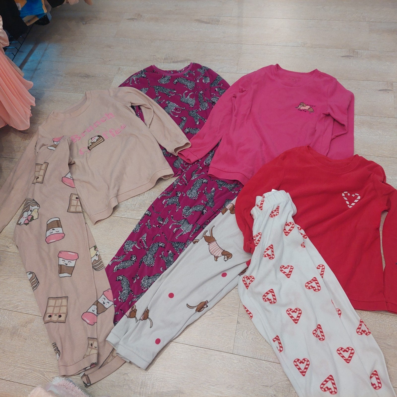 warme zachte pyjama's teckel,hartjes,luipaard,cupcake, Kleding | Dames, Ophalen of Verzenden, Zo goed als nieuw, Maat 34 (XS) of kleiner