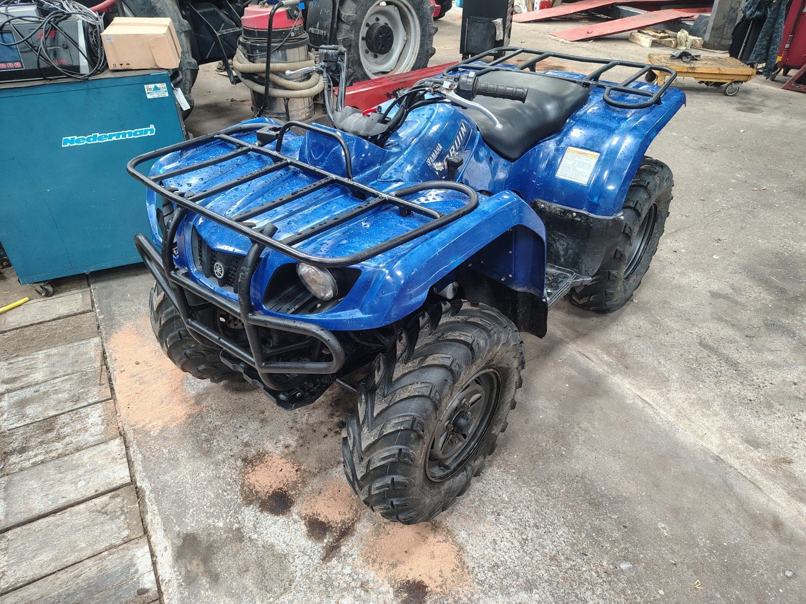 Yamaha grizzly (bruin) 350 2wd, Ophalen