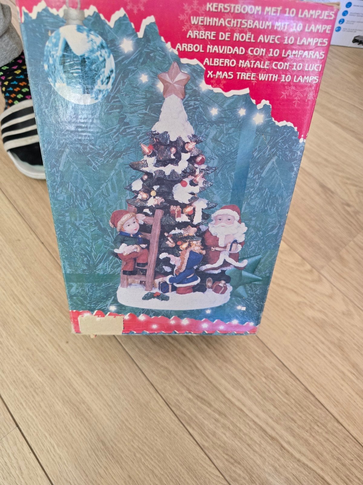 kerstboom met ingebouwde lampjes, Ophalen of Verzenden, Zo goed als nieuw