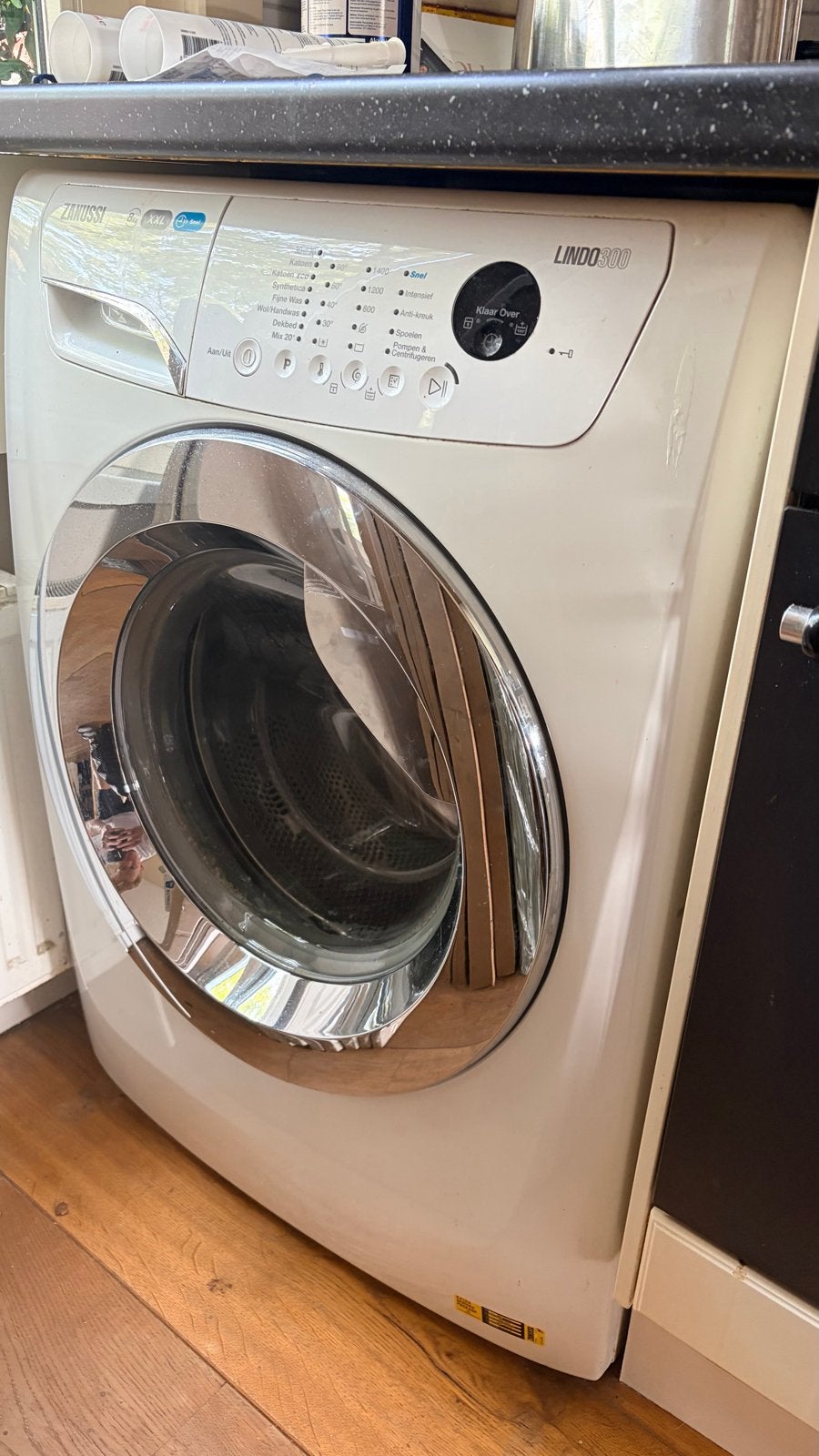 Zanussi Lindo 300 ZWF81463WH Wasmachine 8kg, Witgoed en Apparatuur, Ophalen, 1200 tot 1600 toeren, Gebruikt, 8 tot 10 kg