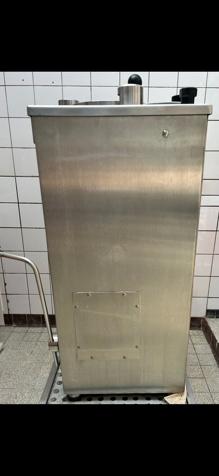 rvs Stopbus + portioneerapparaat 20 ltr slagerij, Ophalen, Gebruikt, Bakkerij en Slagerij