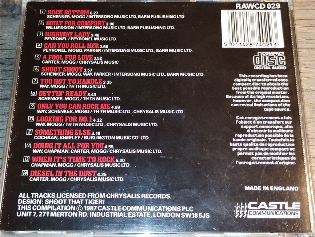 UFO - Anthology, Ophalen of Verzenden, Zo goed als nieuw