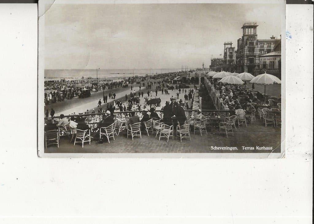 Scheveningen Terras Kurhaus 4-5-1932, Ophalen of Verzenden, 1920 tot 1940, Gelopen, Zuid-Holland
