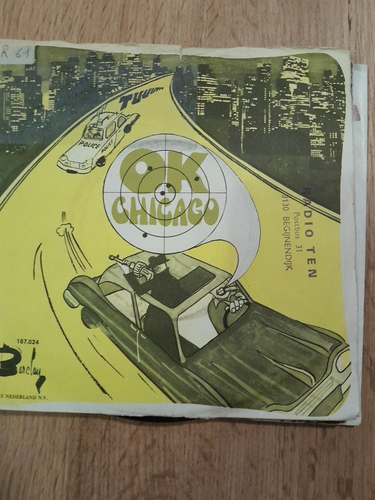 resonance 7 inch o.k.chicago, Cd's en Dvd's, Ophalen of Verzenden, Zo goed als nieuw, Pop