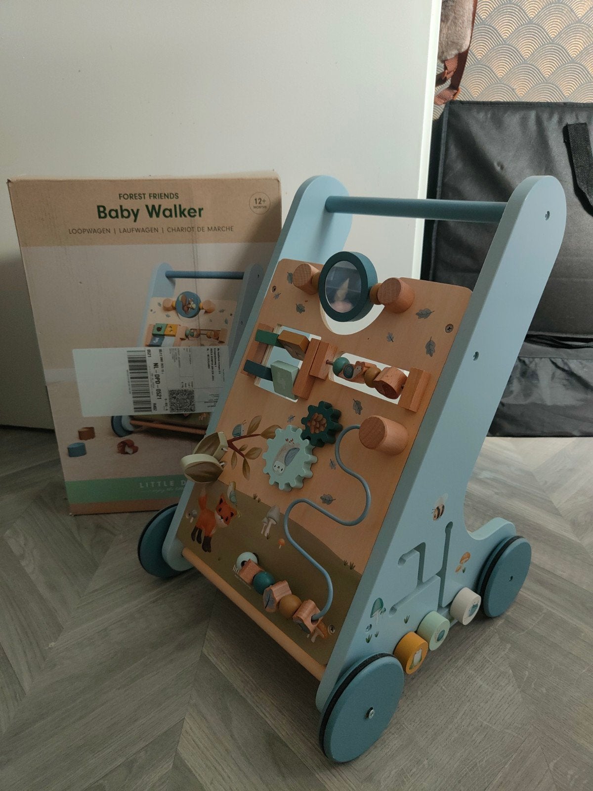 Little Dutch loopwagen Forest, vormpjes missen, Kinderen en Baby's, Ophalen, Zo goed als nieuw, Overige typen, Met wieltjes
