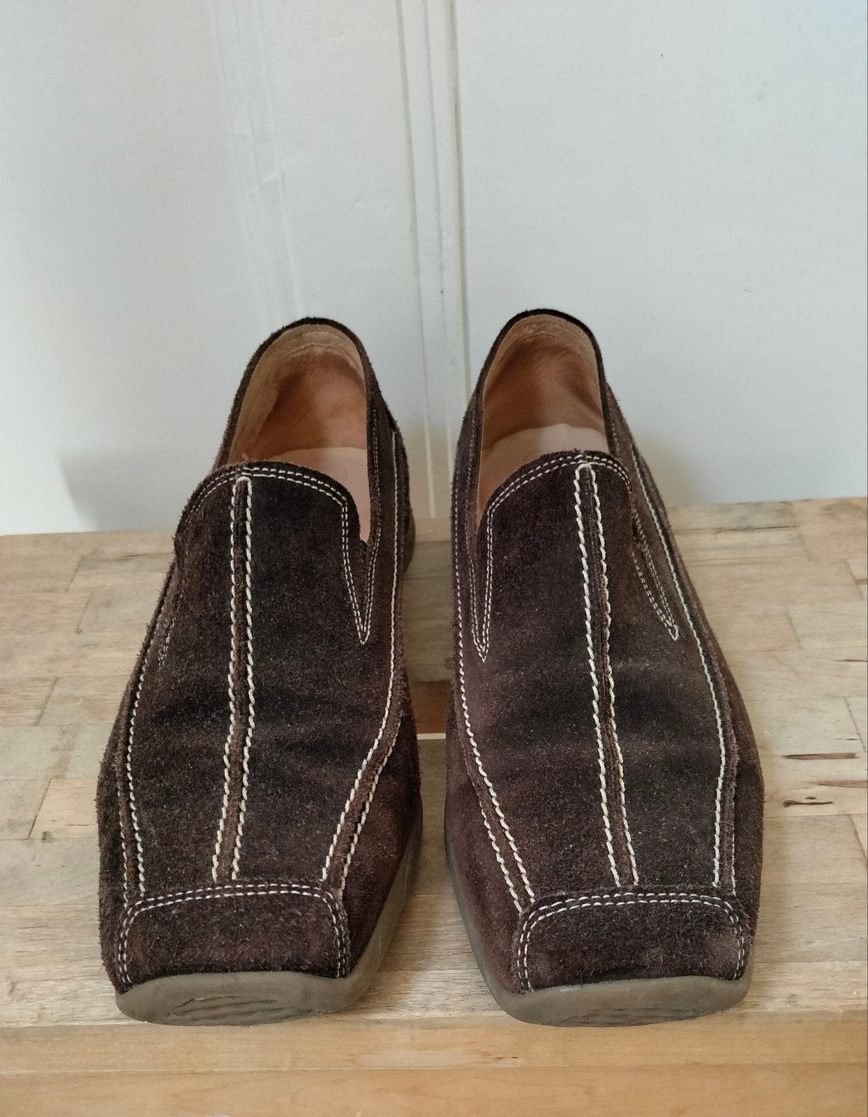 Gabor suède loafers - Maat 7 - Bruin, Kleding | Dames, Ophalen of Verzenden, Gedragen, Bruin