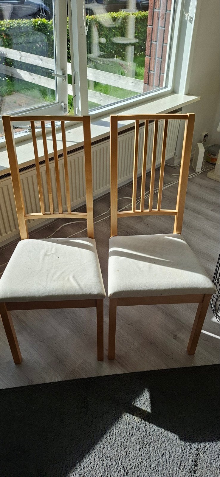 eetstoelen, Huis en Inrichting, Ophalen, Gebruikt, Twee