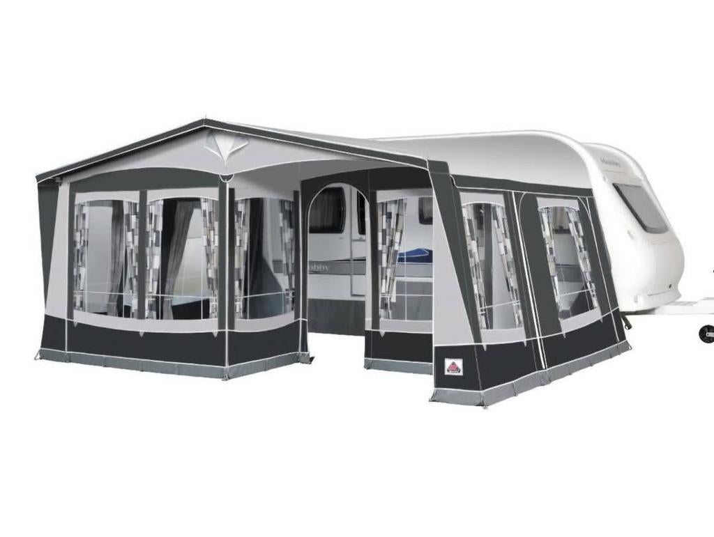 Super nette dorema royal deluxe xl 350 (11)  met uitbouwen., Ophalen of Verzenden, Dorema