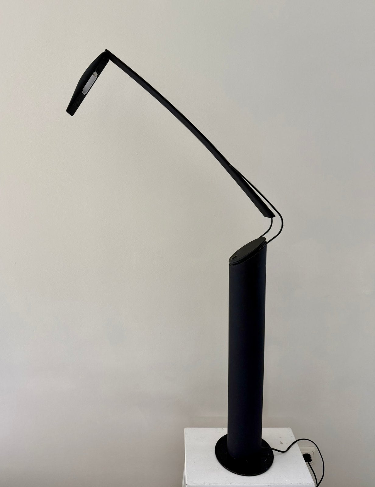 Vintage Dove Lettura vloerlamp, Gebruikt, 100 tot 150 cm, Metaal, Ophalen