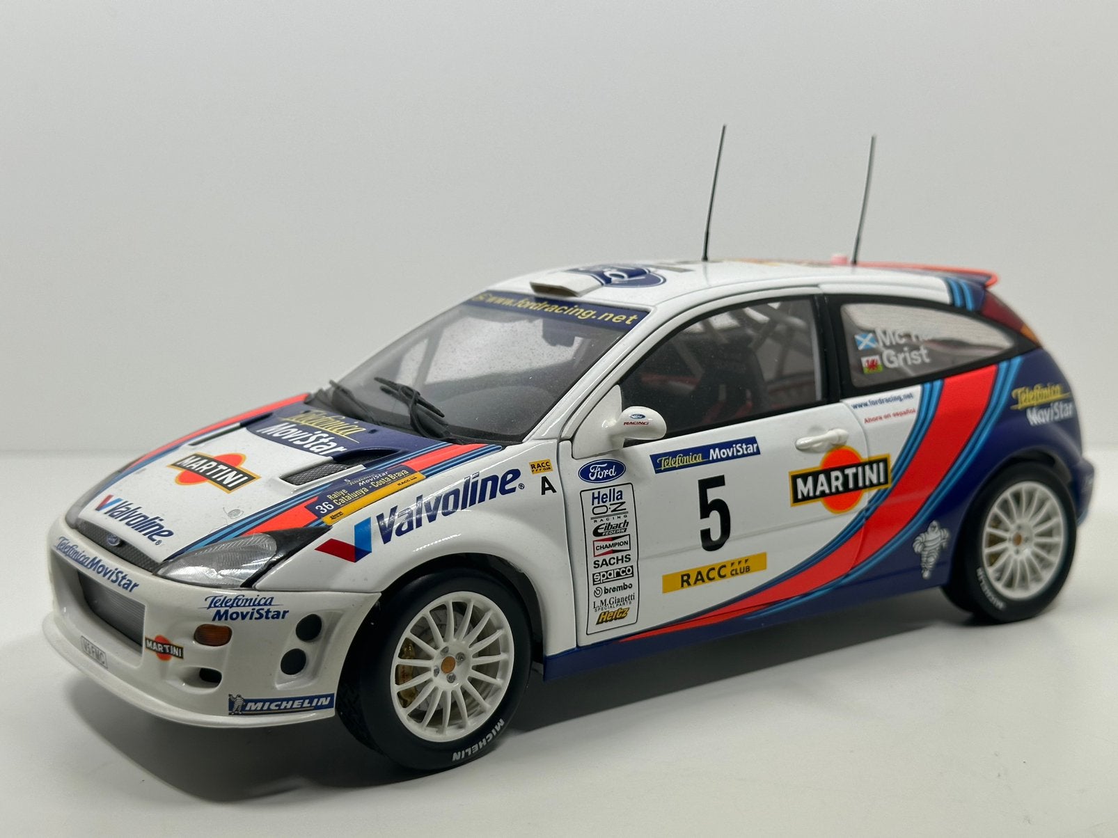 AUTOART 1:18 FORD FOCUS WRC #5 OF #6 RALLY CATALUNYA 2000, Hobby en Vrije tijd, Ophalen of Verzenden, Nieuw, Auto, Autoart